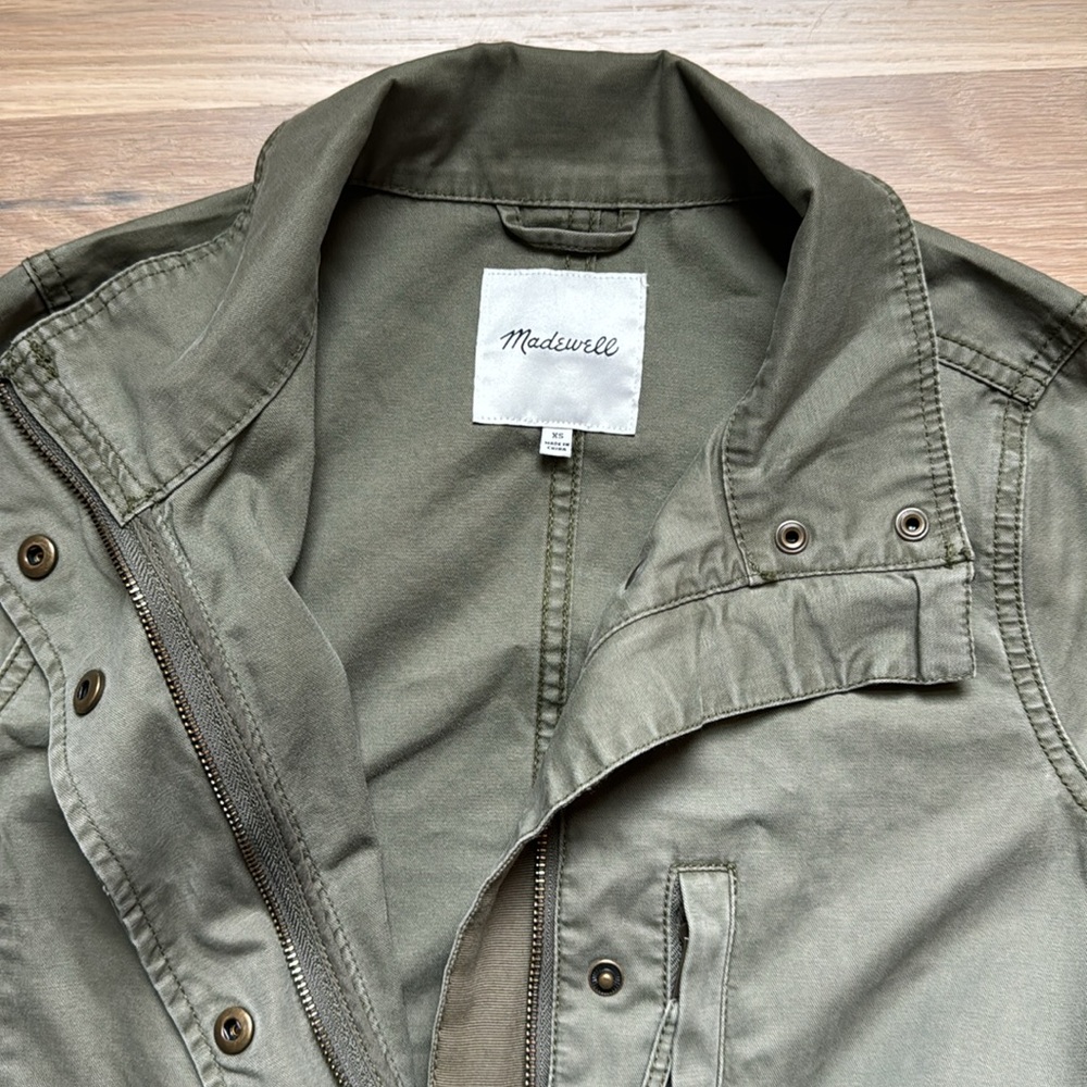 Madewell Passage Jacket - Olive XS - Picture 6 of 6